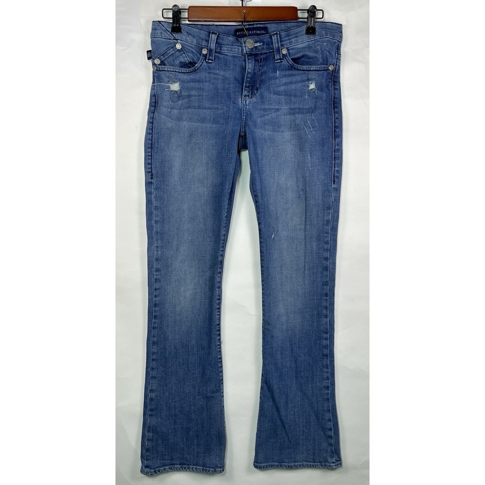 Denim Flare Jeans - Blue